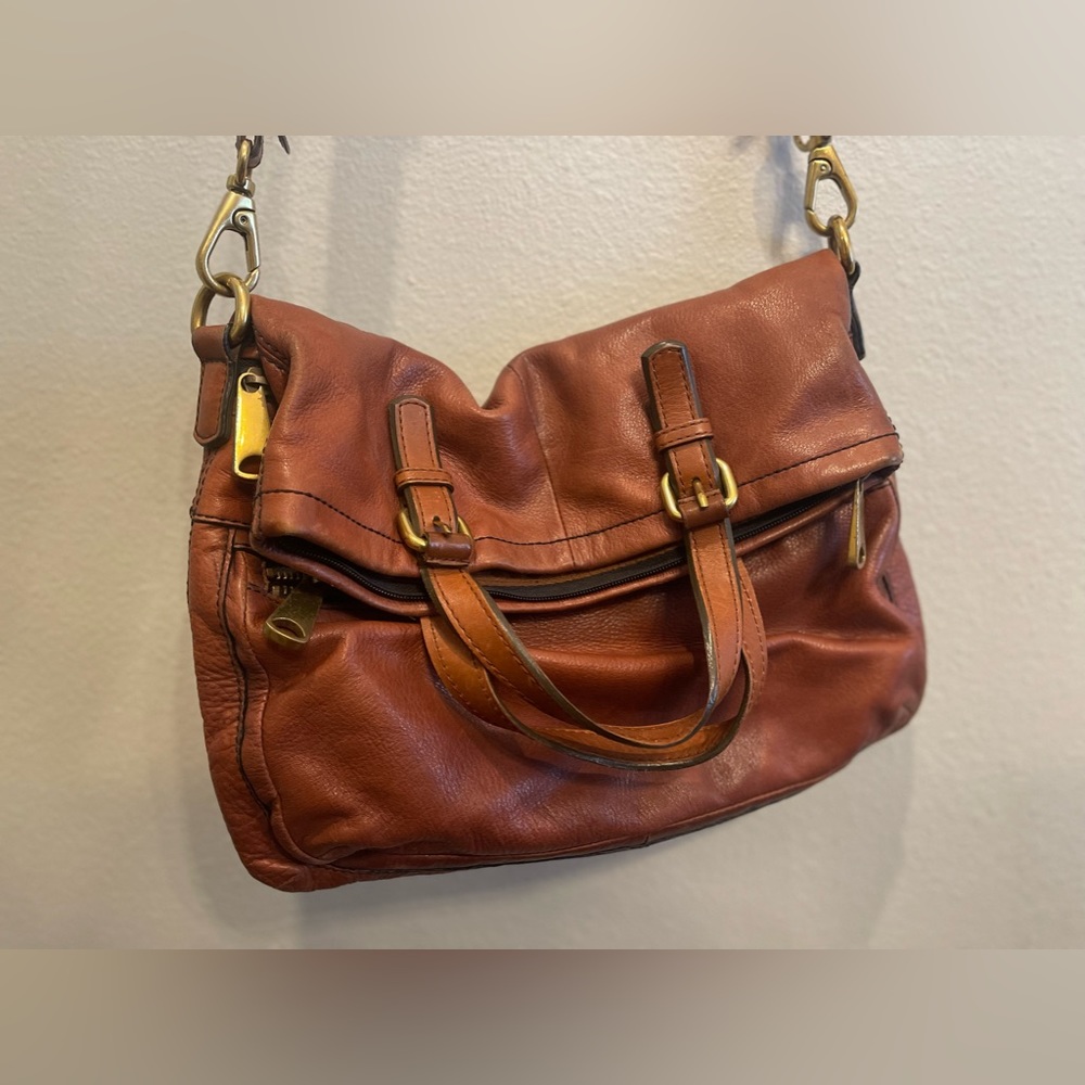 Fossil Explorer Large Foldover Crossbody Bag - image 2
